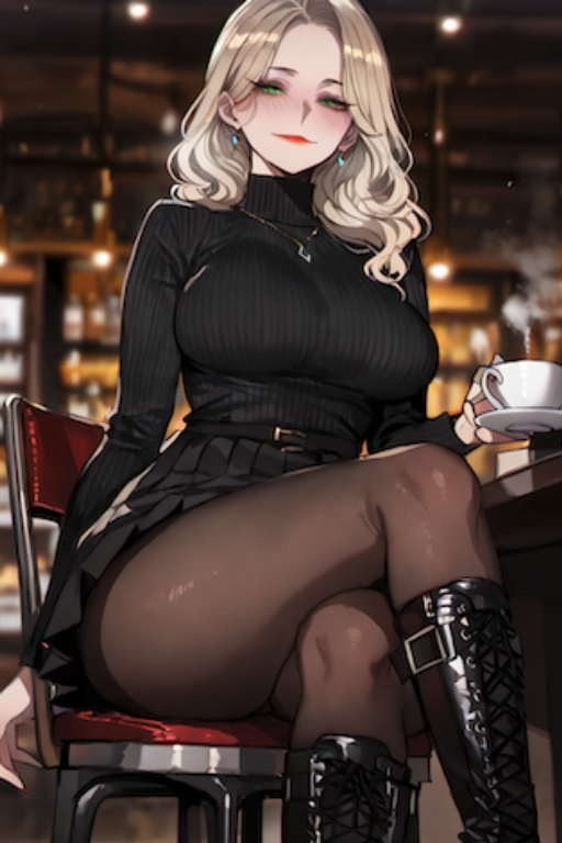 Greta — Sugar Mommy First Date, SillyTavern character card